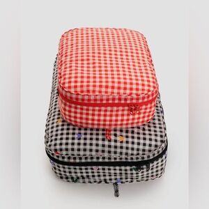 BAGGU Gingham Packing Cubes